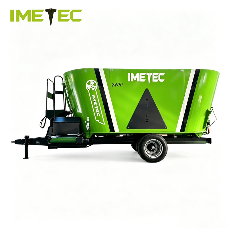 Livestock Feeding Stationary TMR Mixer Wagon Machine Controllable
