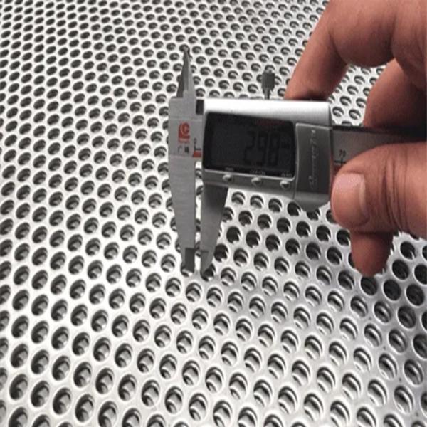 6mm Stainless Steel Perforated Sheet 1.0mm 1.2mm Stainless Steel Plate Regular Pattern