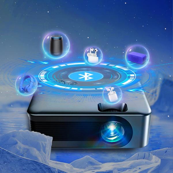 ABS Portable Mobile Phone Mini Projector 1080P Compatible With TV Stick HDMI USB