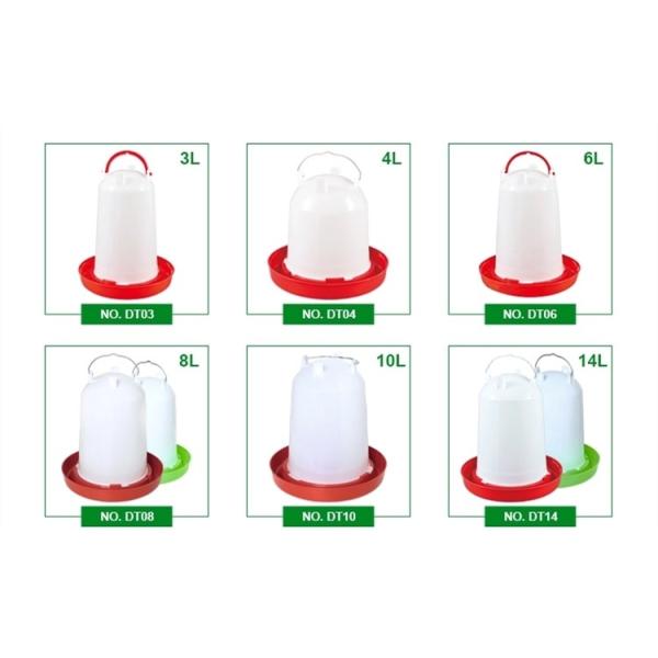 Recyclable 5L Duck Quail Waterers And Feeders