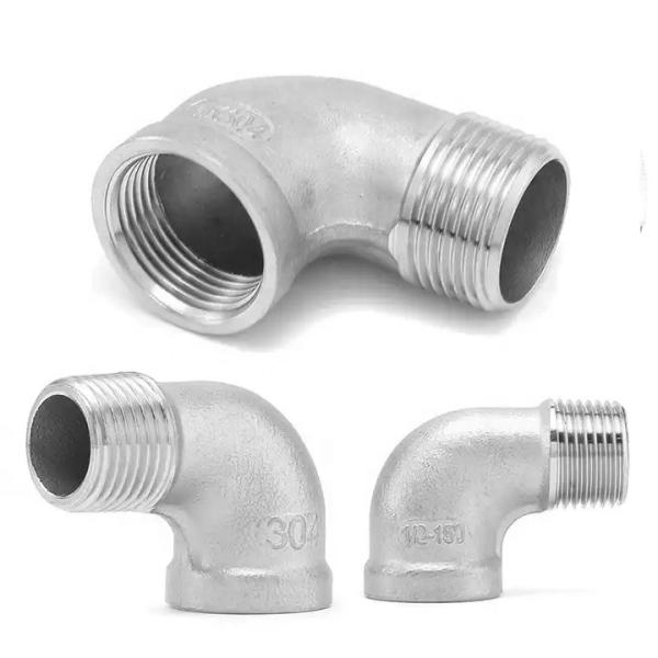 201 304 Stainless Steel Cylindrical Head Code 90/45 deg Elbow Plumbing Pipe Fittings