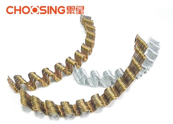 Customized Golden Upholstery Parts Springs 3.8mm Wire Diameter Easy Installed