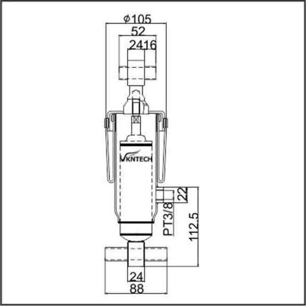 52270-1350 Safety Front Air Spring And Air Suspension Shocks Parts VKNTECH 1S1350