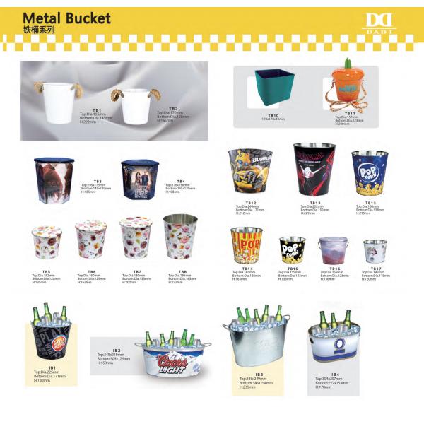 Round Oval Ice Bucket 5L 10L 15L Drink Chiller Reinforced Handle for Certified Commercial Bar Service