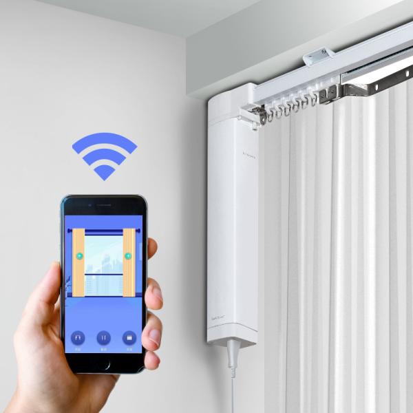 Extruded Rail Window White Electric Curtain Track Profile Aluminum Alloy