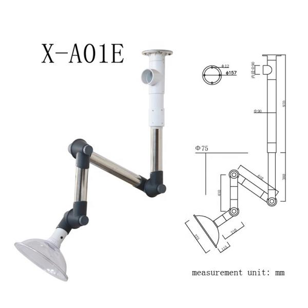 PVC Extraction Arm for Home Office Applications in School Workshop Hospital Warehouse