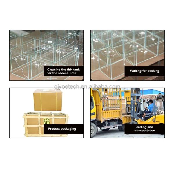 Customizable Laminated Glass Fish Tank the Ultimate Decorative Choice for Dining