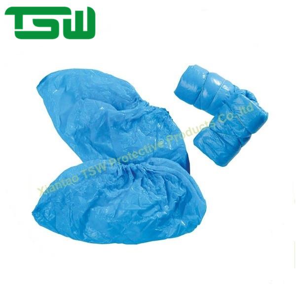 Water Resistant Nonwoven 7g Disposable Plastic Shoe Cover For one use