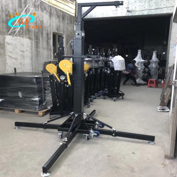 6M Adjustable Height Line Array Truss Lift Tower For Events Sound Speakers