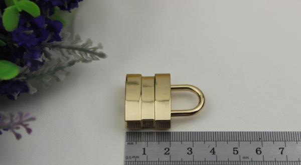 HOT SALE OEM design durable light gold cheap zinc alloy decorative padlock with key