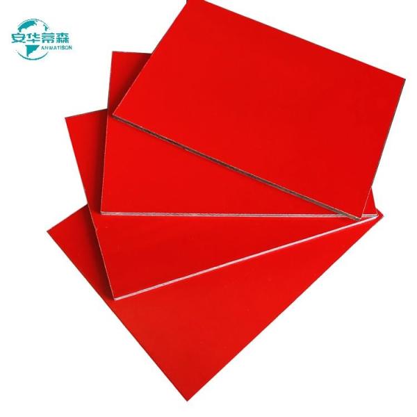 1220 mm/1250 mm/1500 mm Ancho 3 mm Panel de aluminio compuesto Material de construcción para diseño de interiores