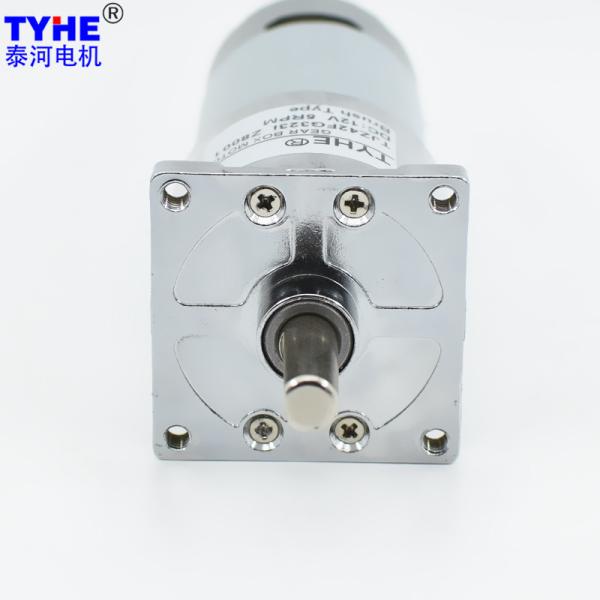 All steel gears Customizable 42mm Size 5N.m 24v 12v Dc Gear Motor Low Rpm