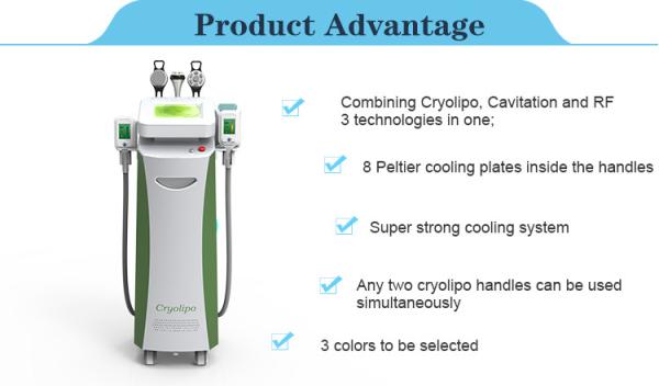 Fat Freeze slimm best seller  5 heads cryolipolysis slimming lipolaser fat frezzing machine Cryo Handles can work at sam