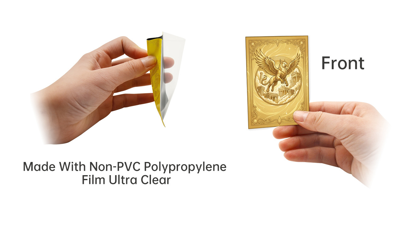 PP TCG Card Sleeves CMYK Pantone Card Protectors For TCG Bulk Orders