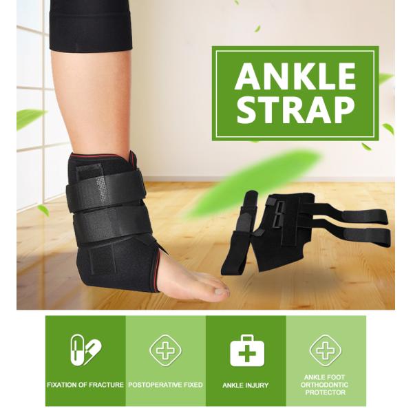 Good design black free size composite cloth ankle brace for sale
