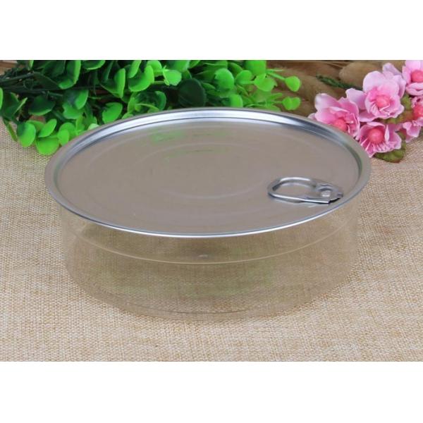 Plastic Packaging Tube Airtight Waterproof Clear Pet Jar With EOE Lid