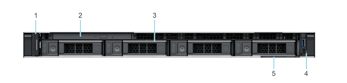 ECC компьютера 32GB UDIMM 3200MT/S Dell PowerEdge R350 1U Rackmount