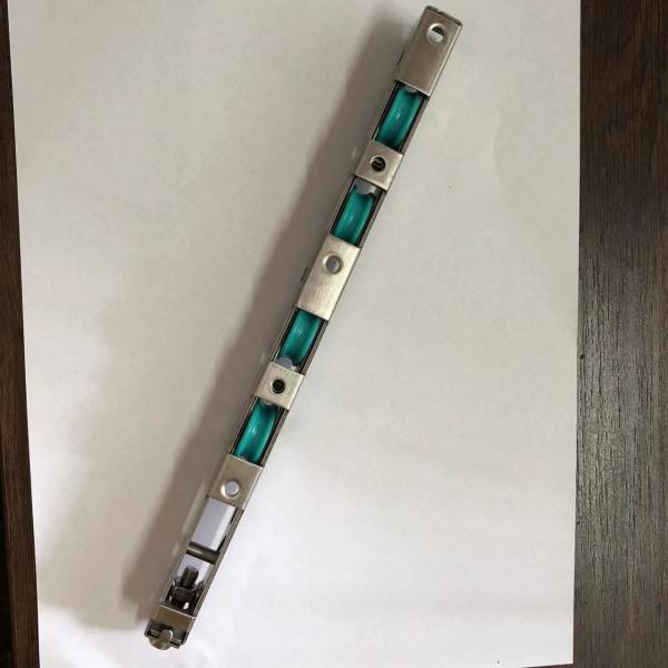 Logotipo de OEM 248mm de acero inoxidable 201 de nylon 4 ruedas de rodillo para ventanas o puertas corredizas