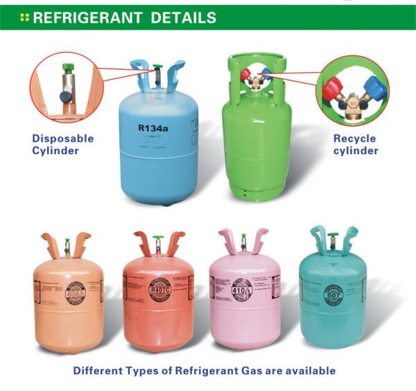 99.99% Purity R32 R22 Refrigerant HCFC Refrigerant Colorless