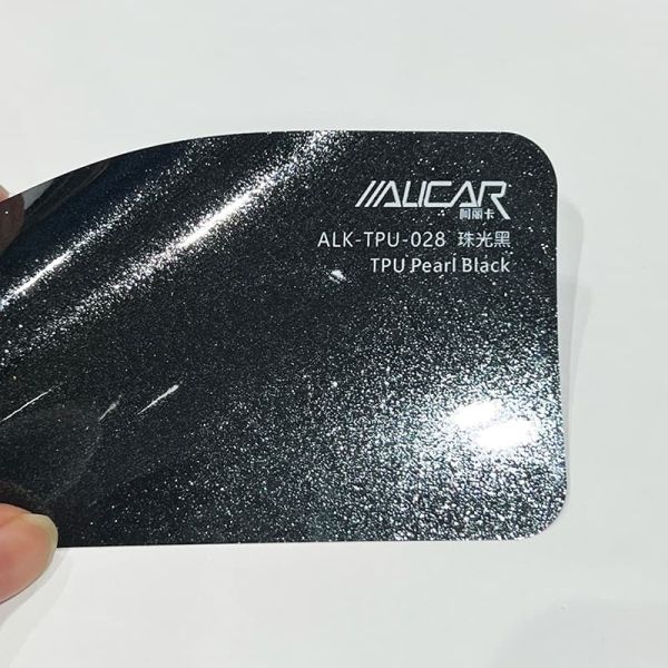 Pearl Black Metallic TPU Color PPF 60x50ft Deep-Gloss Protective Wrap Film