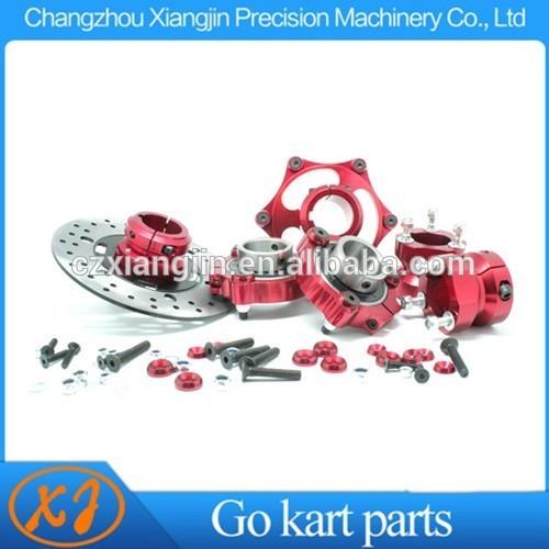 CNC Go Kart Rear Axle Kit Kart Sprocket+ sprocket carrier+disc carrier +Hubs