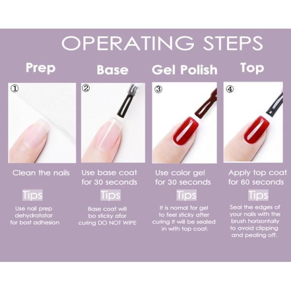 Vernis à ongles en gel de base en caoutchouc professionnel, couche de base UV LED, couche de finition en gel, vernis à ongles longue durée et personnalisable