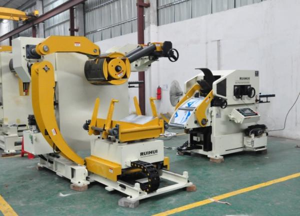 3 In 1 Nc Servo Steel Coil Decoiler Straightener For 4.5mm Think