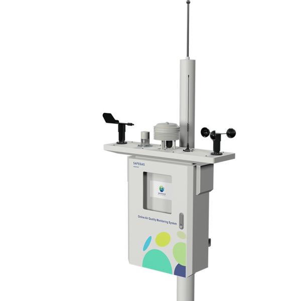 AQD5000 Ambient Air Quality Monitoring System with 7-in-1 Gas Detection, PM2.5/PM10, Meteorology, 7″ Touch Screen, and RS485/4G/LoRA Connectivity