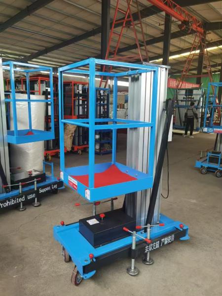 SJY0.5-10 6-14M 320kg Electric Self-propelled Scissor Lift Mobile Aerial Work Man Lift Platform 4m 6m 8m 10m 12m 14m 16m 18m Mini Scissor Lift Table Elevated Small Electric Table Electric Scaffolding