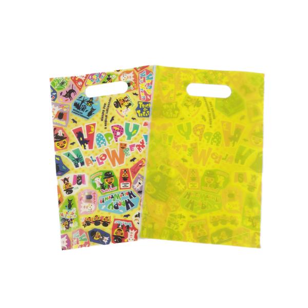 Waterproof Fold Shopping Bag Recyclable Poly Plastic Bags Customized Logo Printing