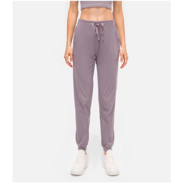 Womens Stretch Workout Pocket Yoga Pants Straight Beam Foot