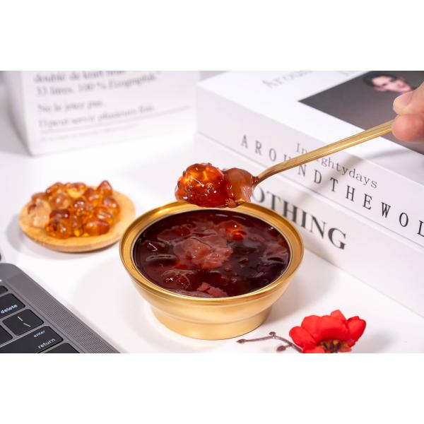 ISO9001 Розовая персиковая смола десерт Тонг Суй Подарочная коробка для кровообращения