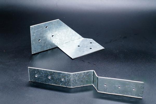 Z275 Light Gauge Prefab House Parts Steel Anchor Hold Down Connector With Punching