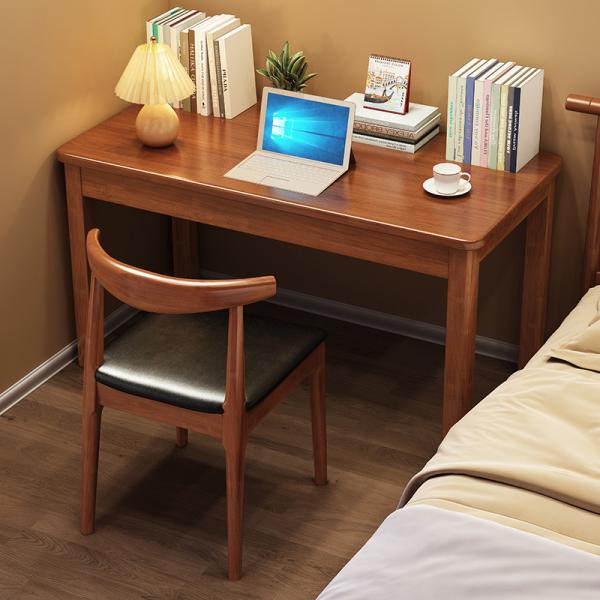Melamine Solid Wood Office Computer Desk for Home Study and Bedroom Chair Combination