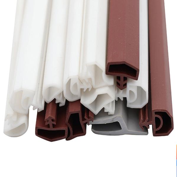 Faixa de vedação de porta de madeira de alumínio com material de PVC TPE de silicone e certificado ISO9001