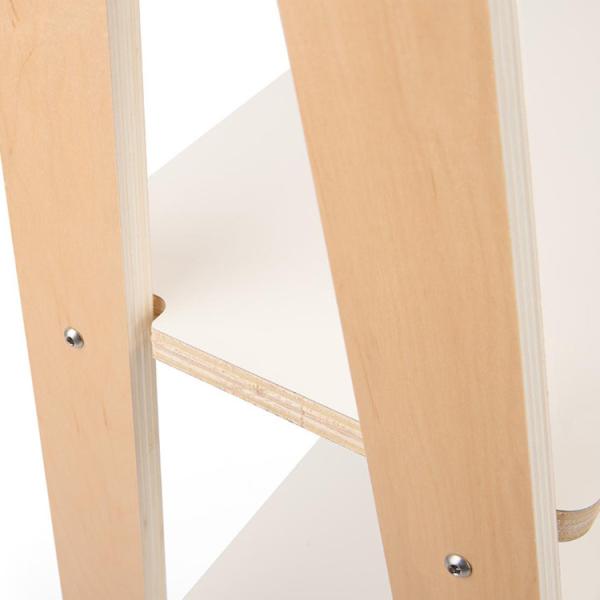 Eco Friendly 4-Tier Cosmetic Display Stand Retail Store Display Shelf
