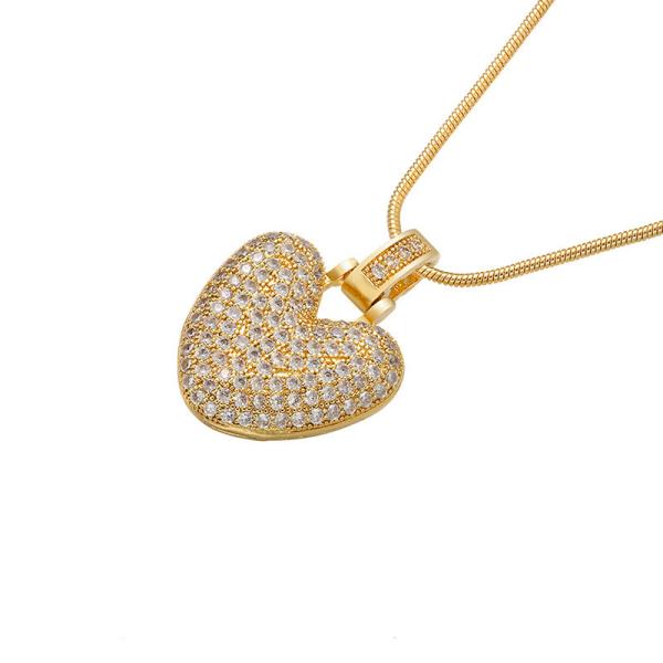 Crystal CZ Letter Pendant Necklace Gold Plated Initial 26 Hip Hop Charms Pendants