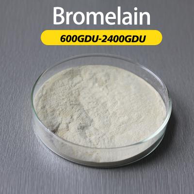600GDU-2400GDU poudre d'enzyme bromélaïne papaïne, entièrement soluble dans l'eau, fournissant un échantillon de préparation enzymatique
