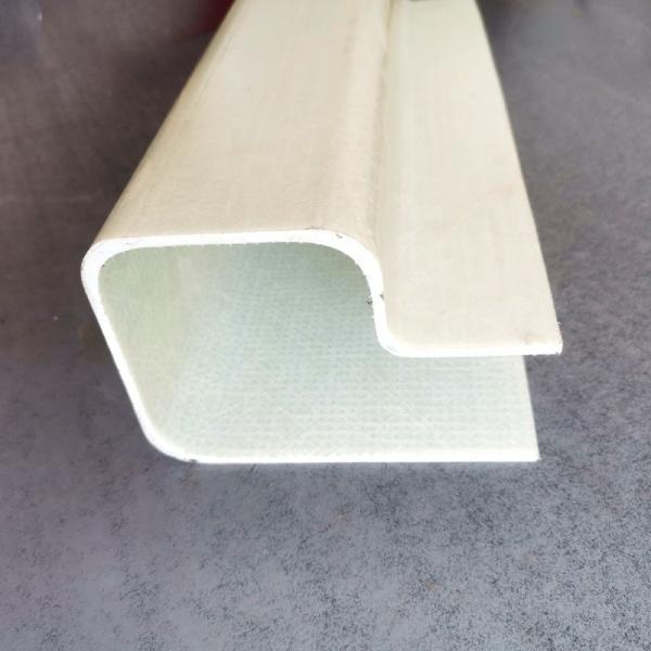 1m to 11.6m Customized GFRP Fiberglass FRP Structural Profile for Bus Door Heel Post/Truck Trainler Frame