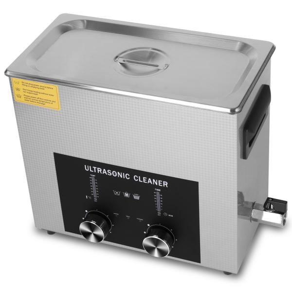多用途超音波クリーナー 6L 180W 暗号化タイマーヒーターバスケット 宝石 眼鏡 チェーン 時計