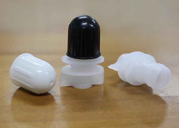 Eco Friendly Plastic Spout Bottle Cap Outer Fluidway 14mm Easy To Refill