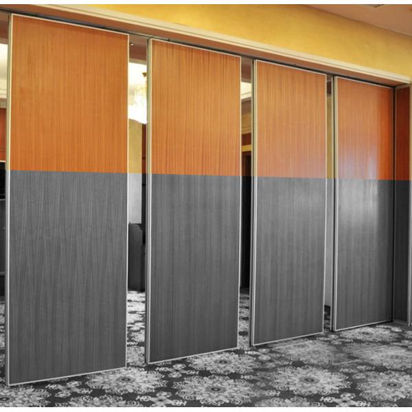 Acoustic Operable Partition Walls With Pass Doors / Anodized Aluminum 6063 - T5 Frame