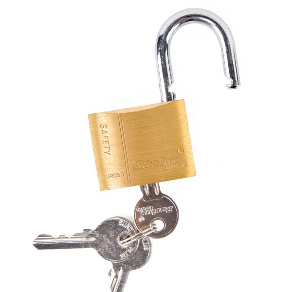 Popular High Security Waterproof Brass Padlock with 3 Brass Keys and Hardened Shackle
