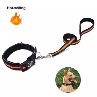 Coleira de cão e trela feitas sob encomenda modernas Kit Pet Matching ajustável
