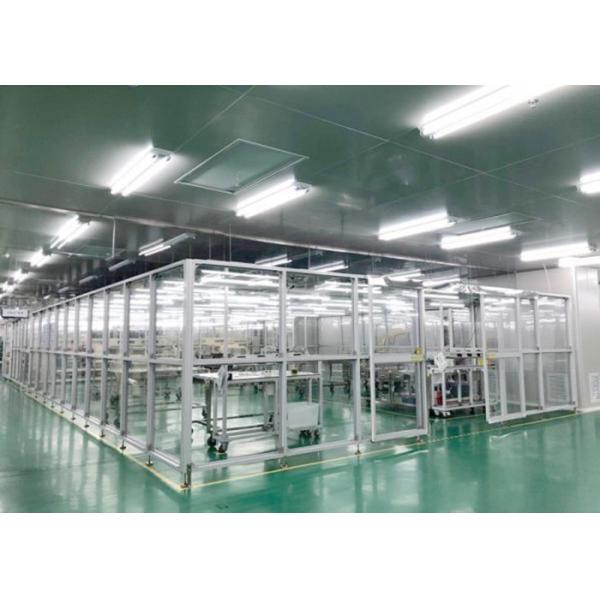 Class 1000 SUS 304 Frame Modular Clean Room with Plexiglass Wall for Controlled Environments