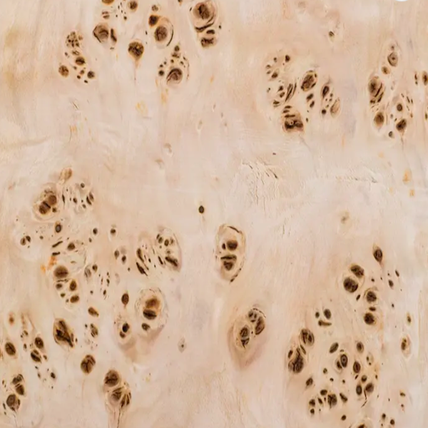 0.50 мм Burl Wood Veneer натуральный американский грецкий орех Mappa с шерстью