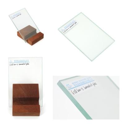 Clear Energy Efficient Low E Laminated Glass 6.76mm 12.38mm For Curtain Wall