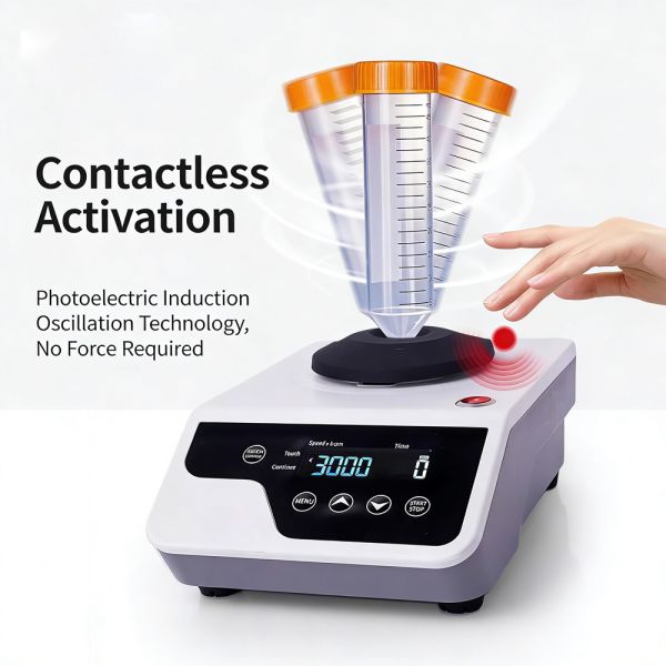 High Speed Lab Vortex Mixer Compact Benchtop Vortex Mixer With Adjustable Speed