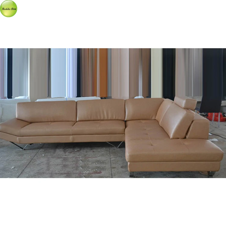Allandale Modular L Shaped Sectional Sofa White Faux Leather Modular Lounge