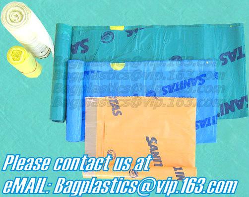 Soiled Linen Made of Biodegradable Plastic Bag,Biodegradable Plastic Hospital biohazard waste bags, Soiled Linen Bags